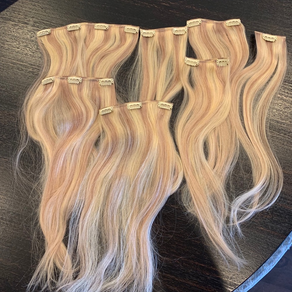 New Glam Seamless clip in extensions!